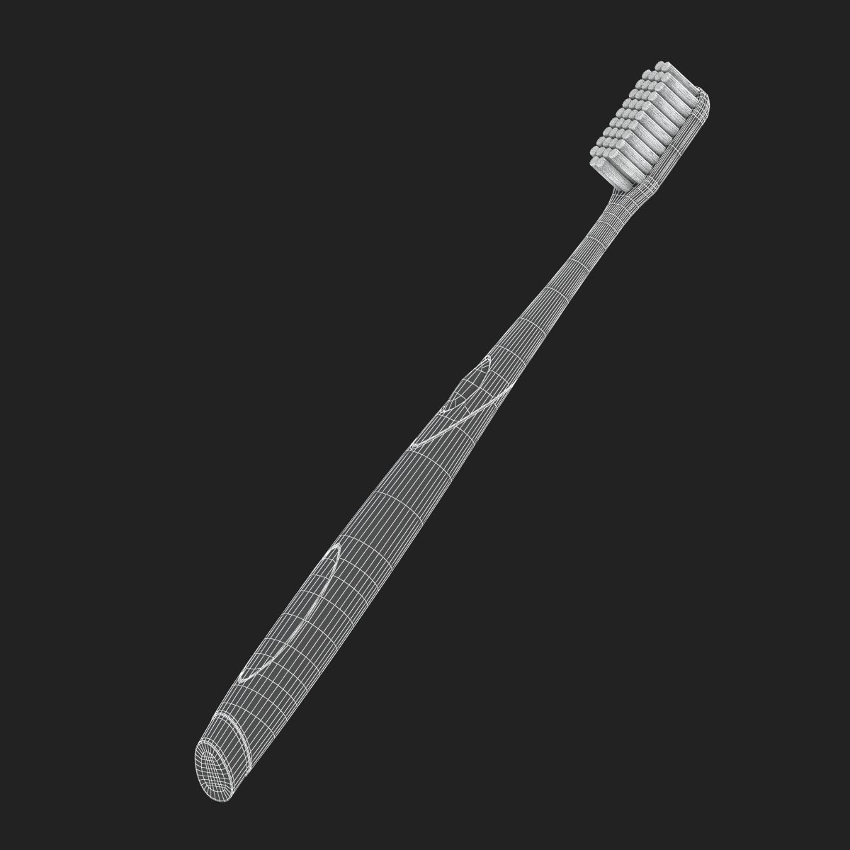 Toothbrush and Case 3D model_21