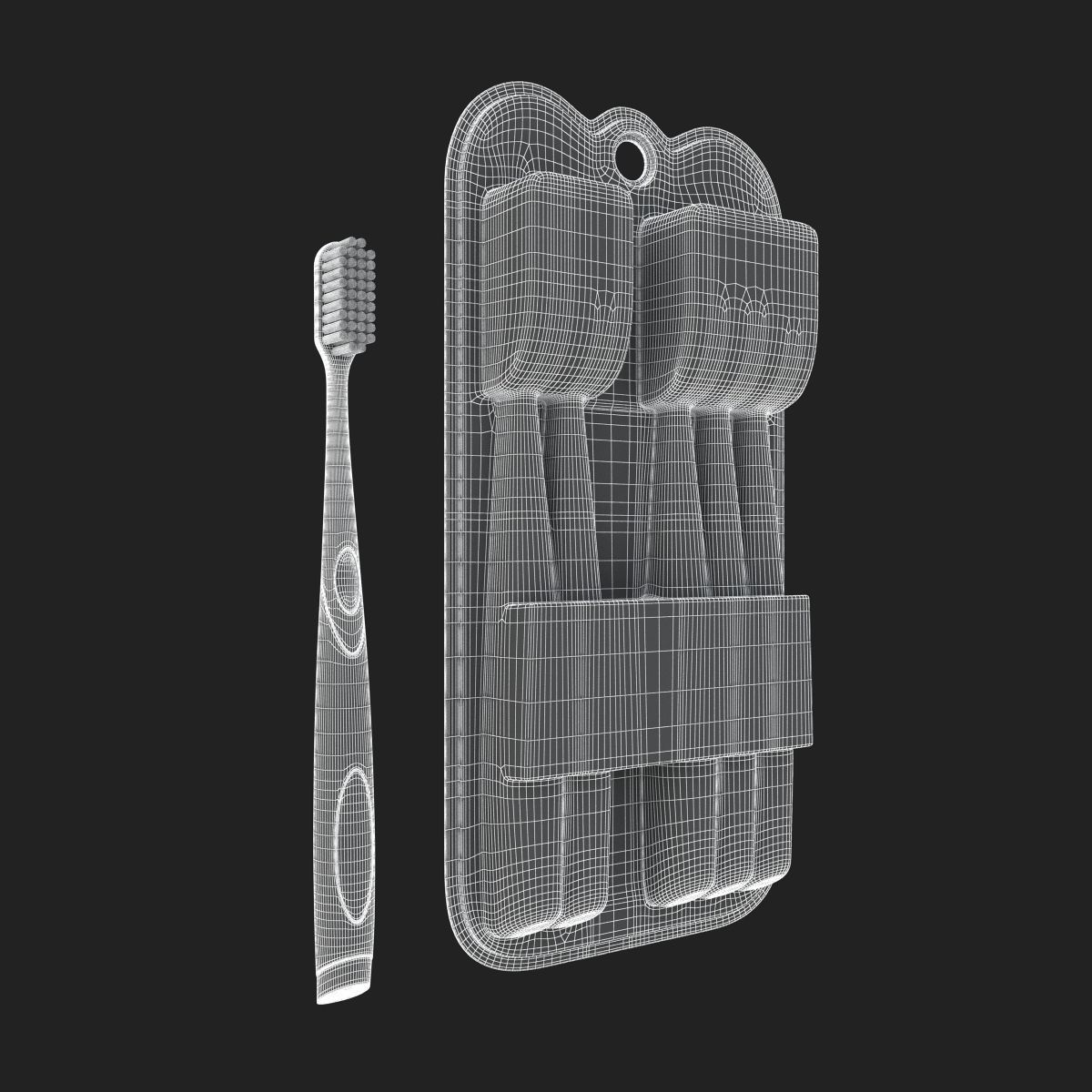 Toothbrush and Case 3D model_18