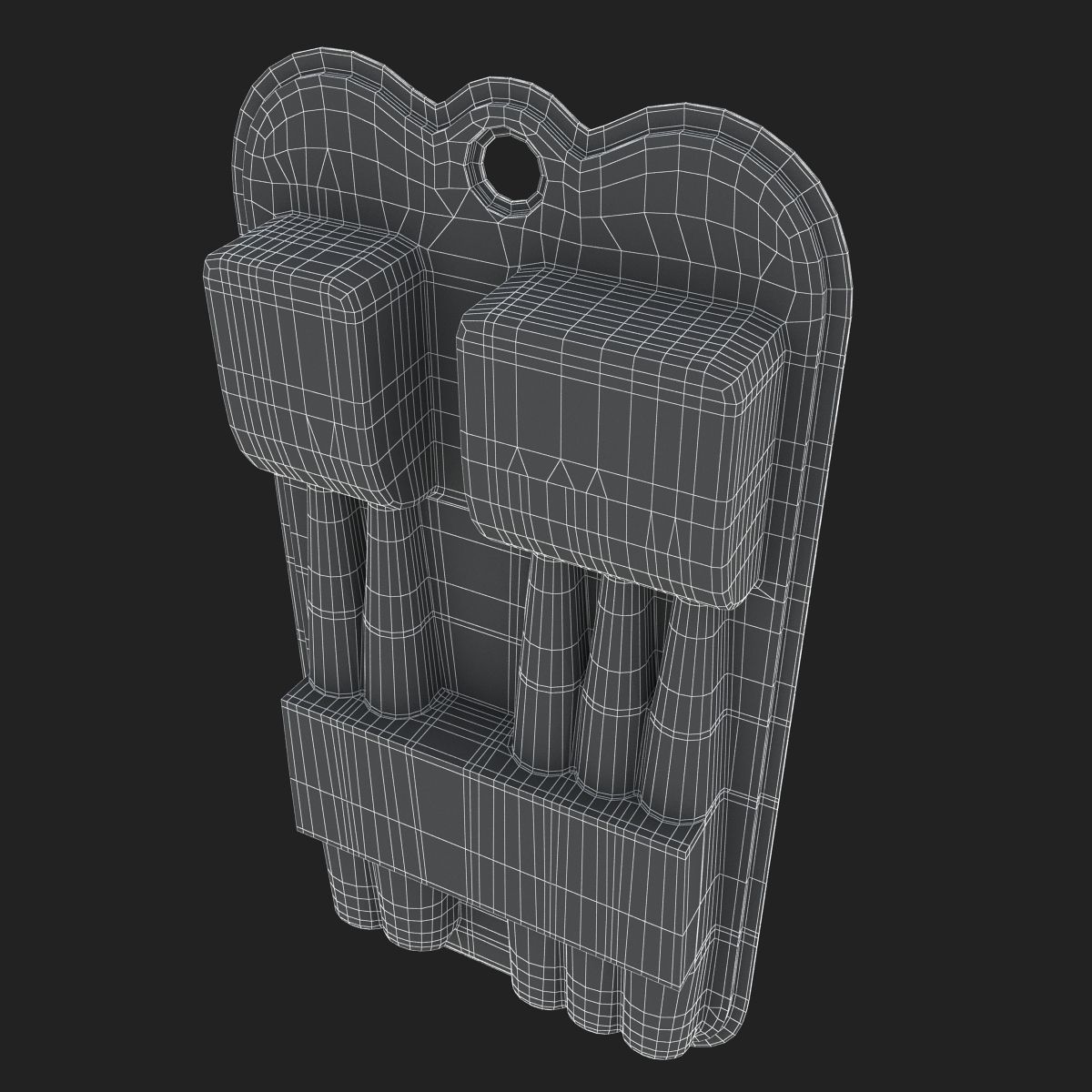 Toothbrush and Case 3D model_27