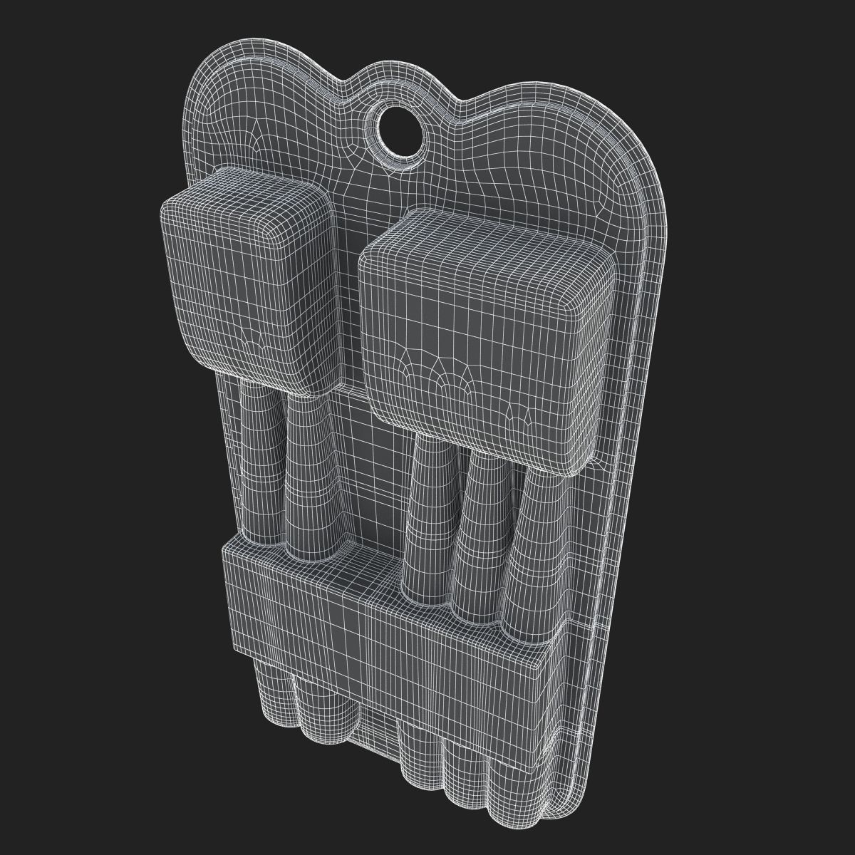 Toothbrush and Case 3D model_28