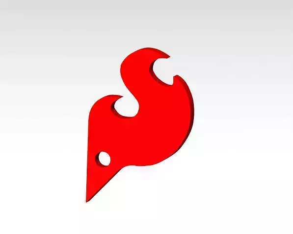 SparkFun Electronics Logo Keychain - PrintADay Free 3D print model