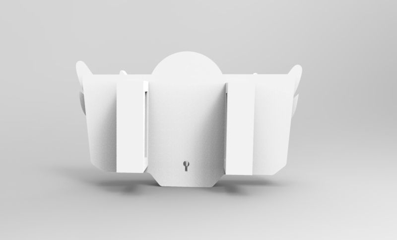 Blackwatch McCree belt buckle 3D print model_2