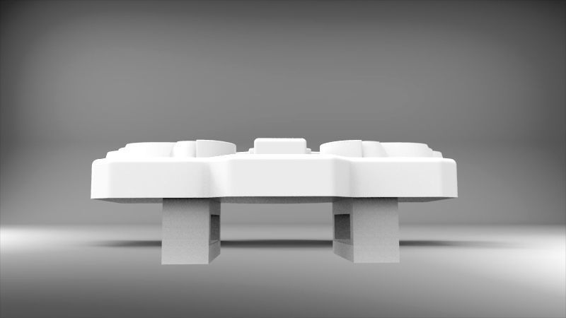 Blackwatch McCree belt buckle 3D print model_5