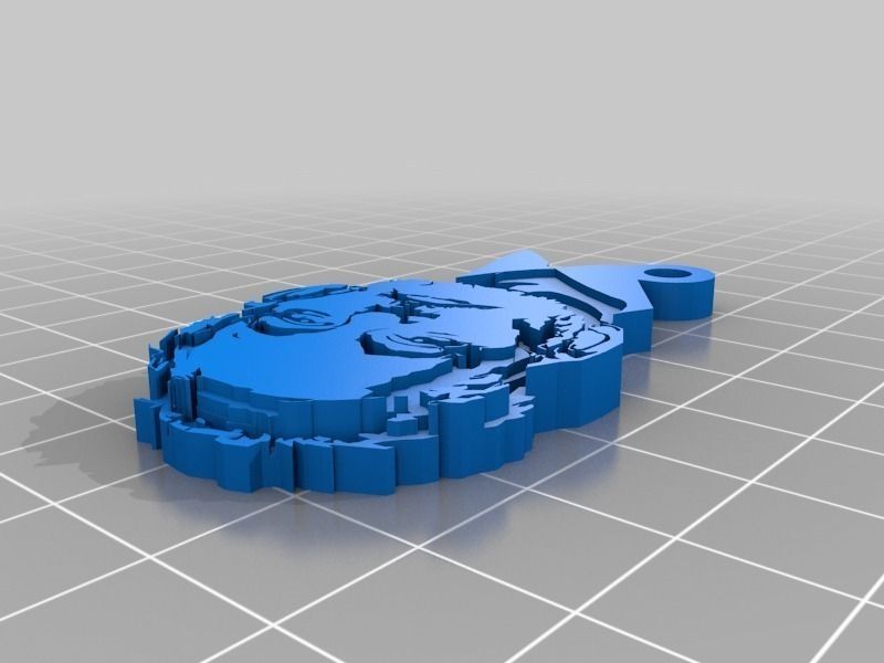 Bill Murray - BFM - KCCO - theChive - Keychain Free 3D print model_1