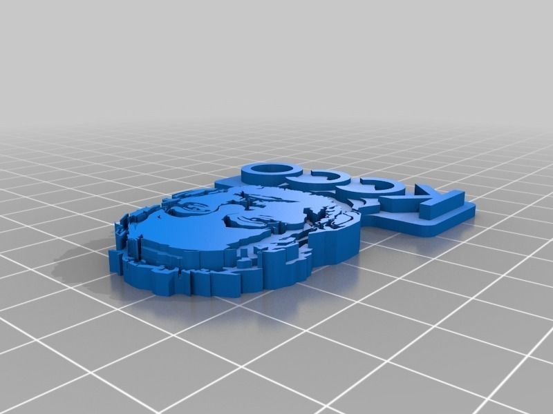Bill Murray - BFM - KCCO - theChive - Keychain Free 3D print model_2