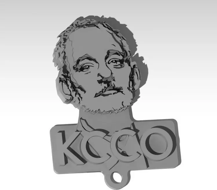 Bill Murray - BFM - KCCO - theChive - Keychain Free 3D print model_0
