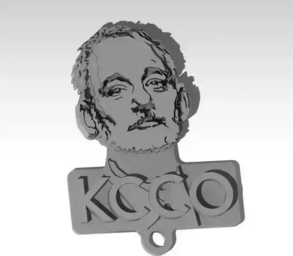 Bill Murray - BFM - KCCO - theChive - Keychain Free 3D print model