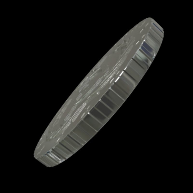 design coin Putin 3D print model_4