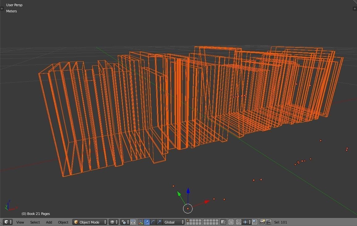 Book collection Lowpoly - Modern Books Low-poly 3D model_19
