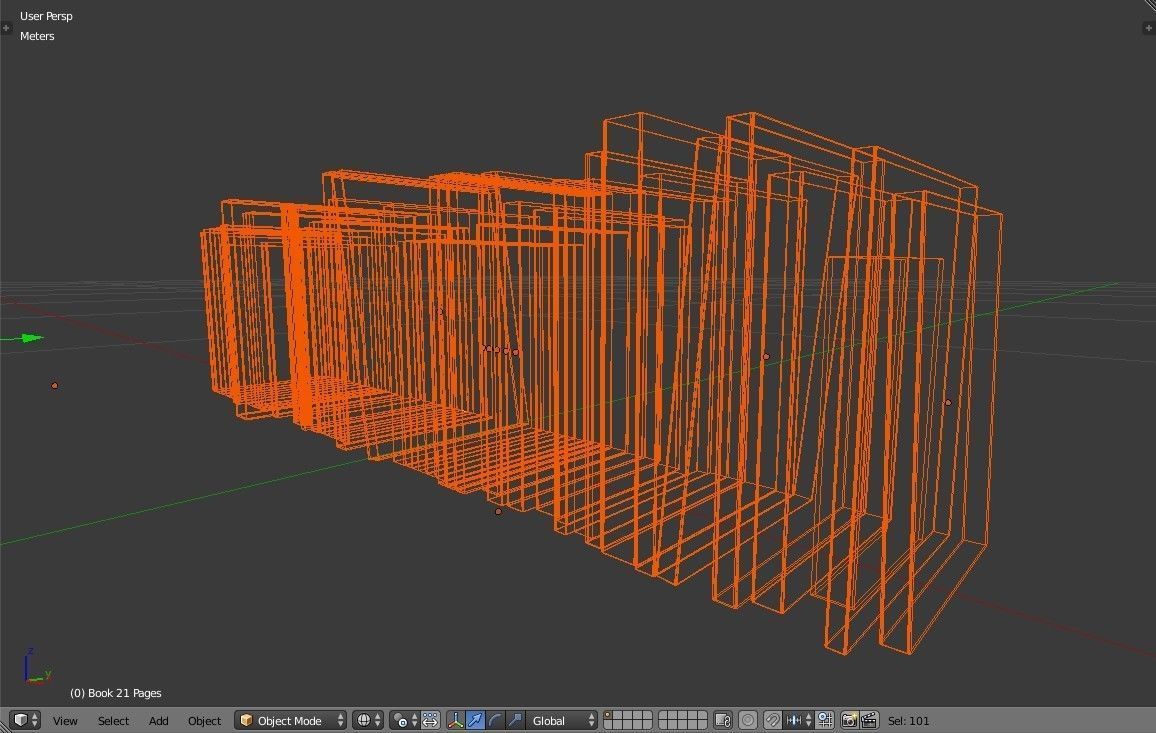 Book collection Lowpoly - Modern Books Low-poly 3D model_20
