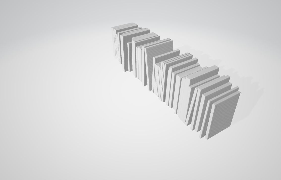 Book collection Lowpoly - Modern Books Low-poly 3D model_24