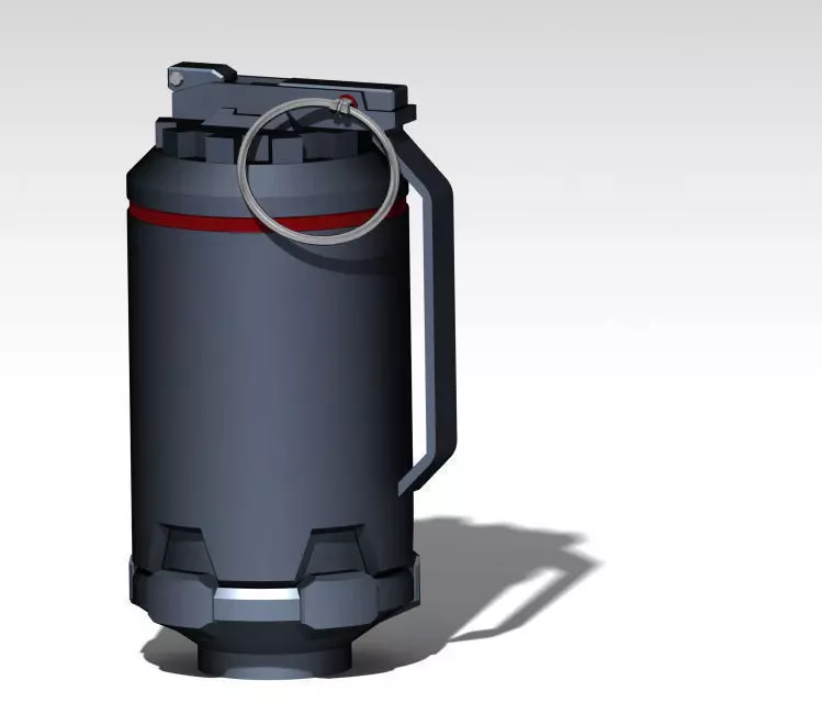 Elysium Hi-Explosive Grenade NT-RU735 477 PROP Free 3D print model