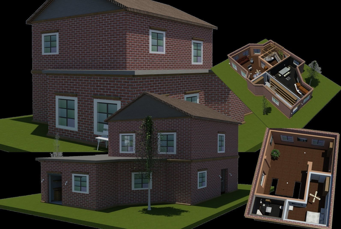 Model 16 Two Stories House