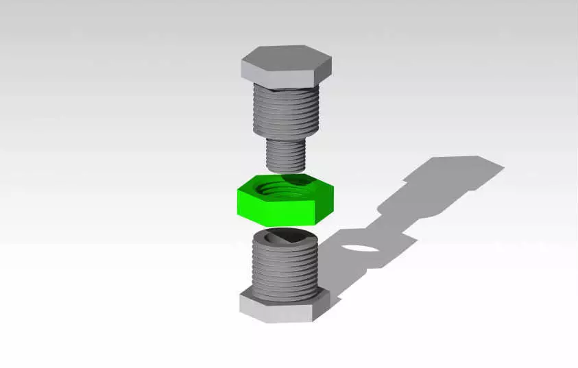 Trick Bolt - Different Style - Confuse your friends - Puzzle Free 3D print model_0
