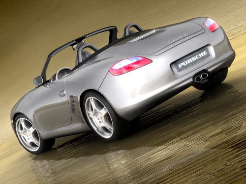 Porsche Boxster 2005 3D model_4