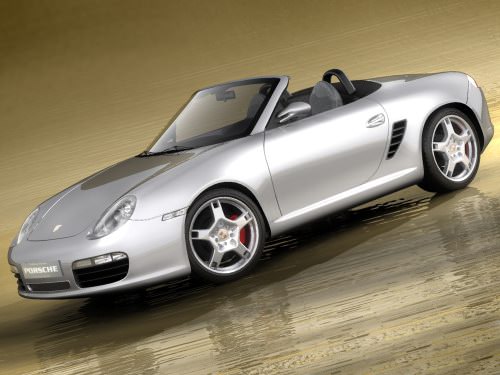 Porsche Boxster 2005 3D model_5