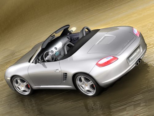 Porsche Boxster 2005 3D model_3