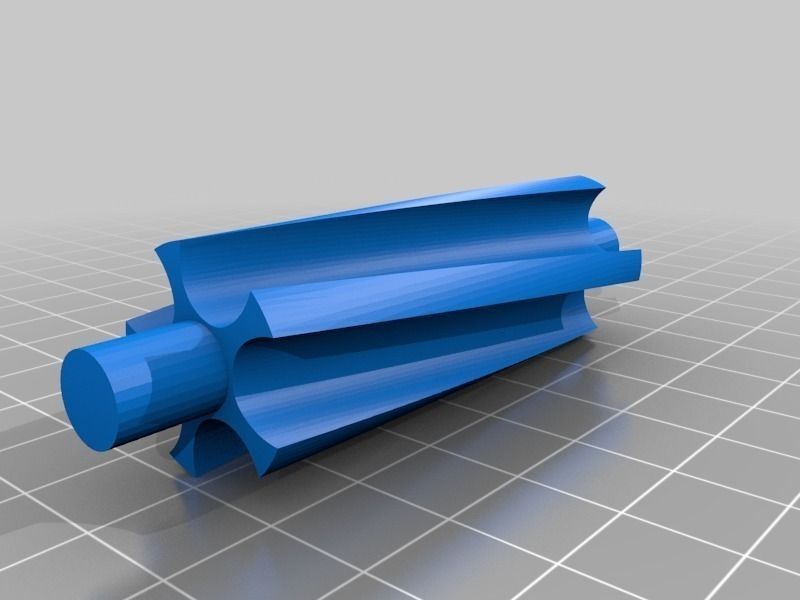 Twin Screw Supercharger Example Gadget - 3 5 Ratio Gearing Free 3D print model_2