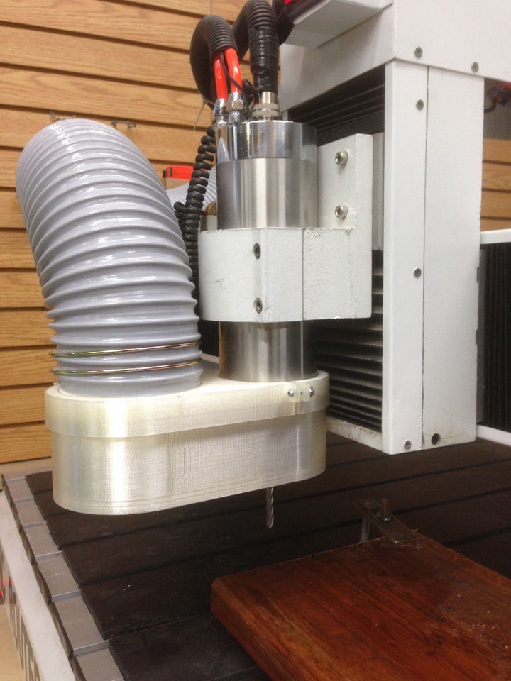 Dust Shoe for CNC Router table Free 3D print model_4