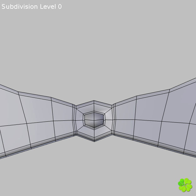 Bikini hearts low poly Low-poly 3D model_34