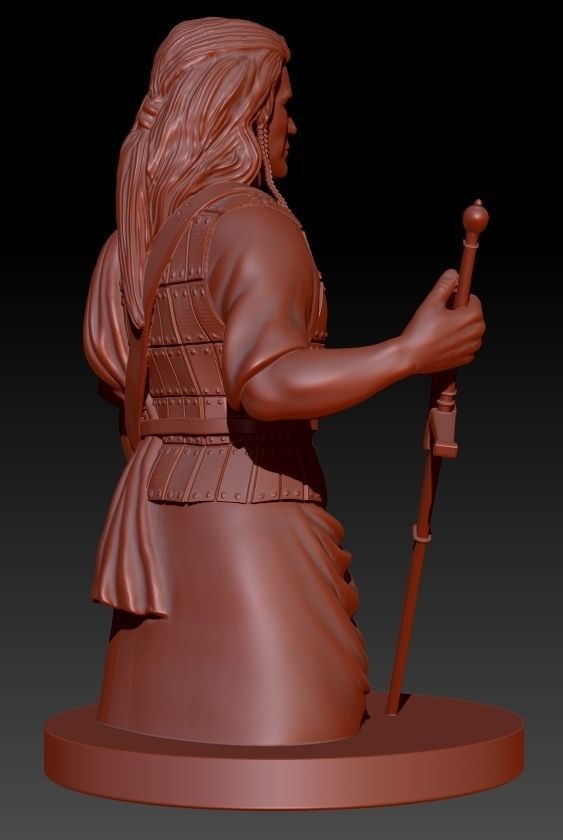 Braveheart lord of rings character 3D print model_3