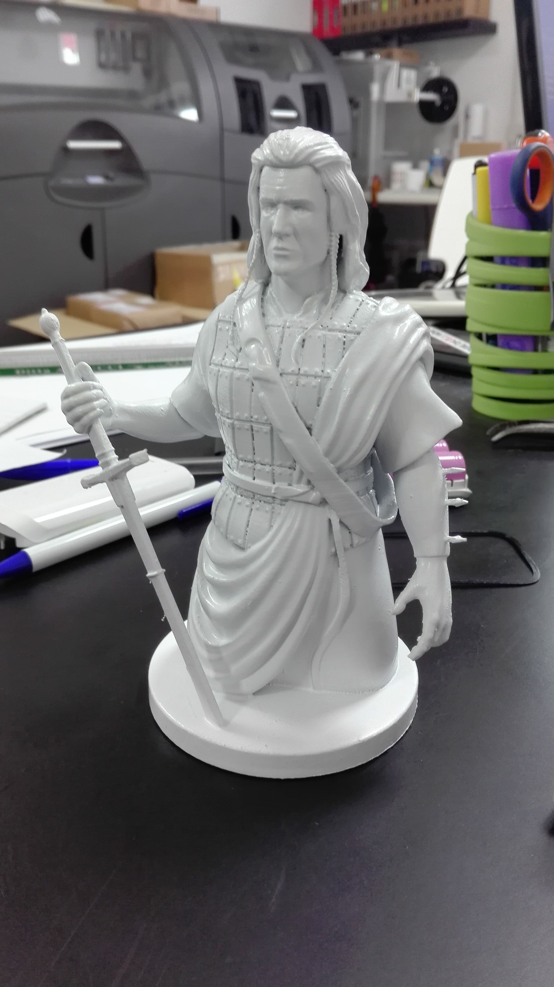 Braveheart lord of rings character 3D print model_6