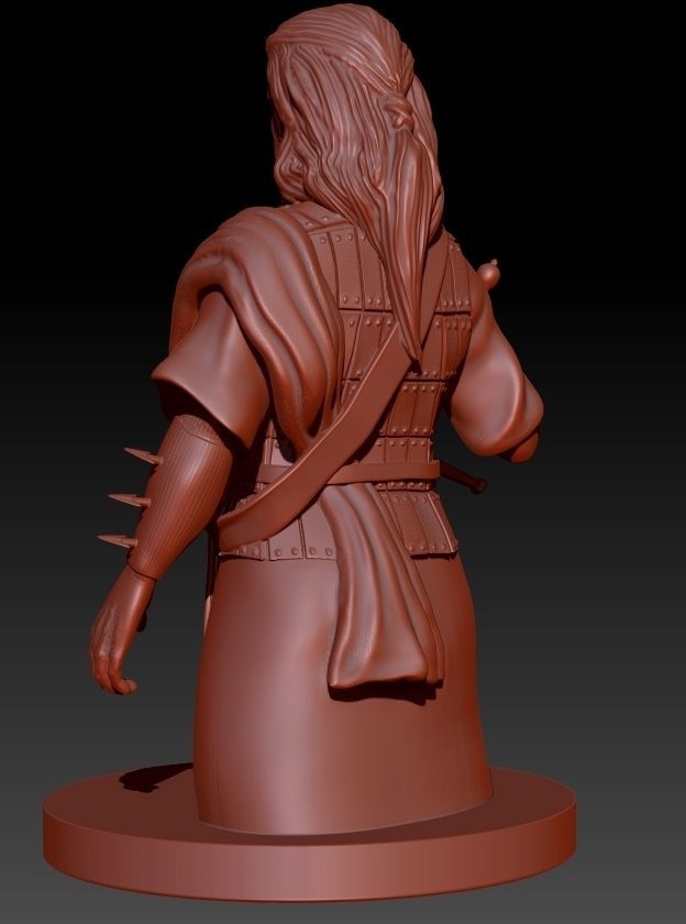 Braveheart lord of rings character 3D print model_1