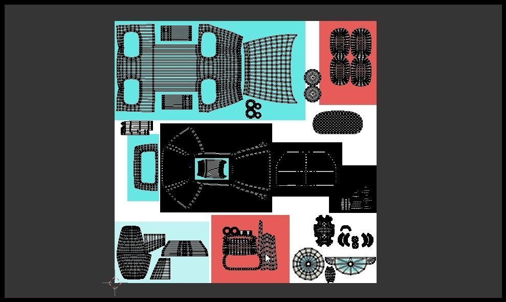 Hover vehicles collection 3D model_16