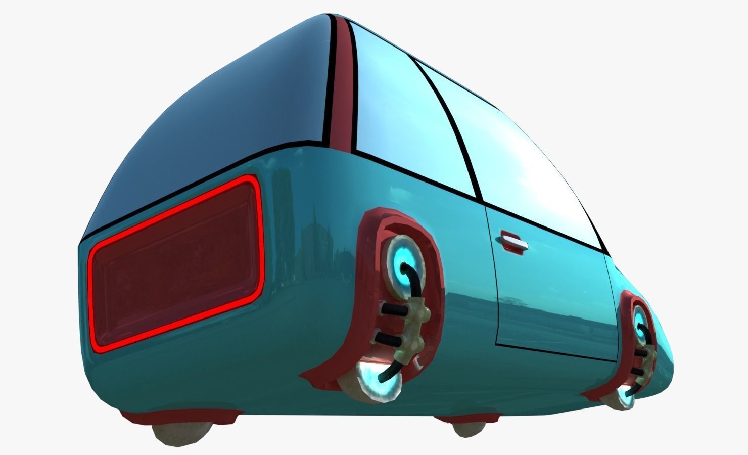 Hover vehicles collection 3D model_11