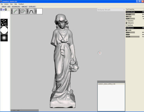 Sculpture of a woman Free 3D print model_2