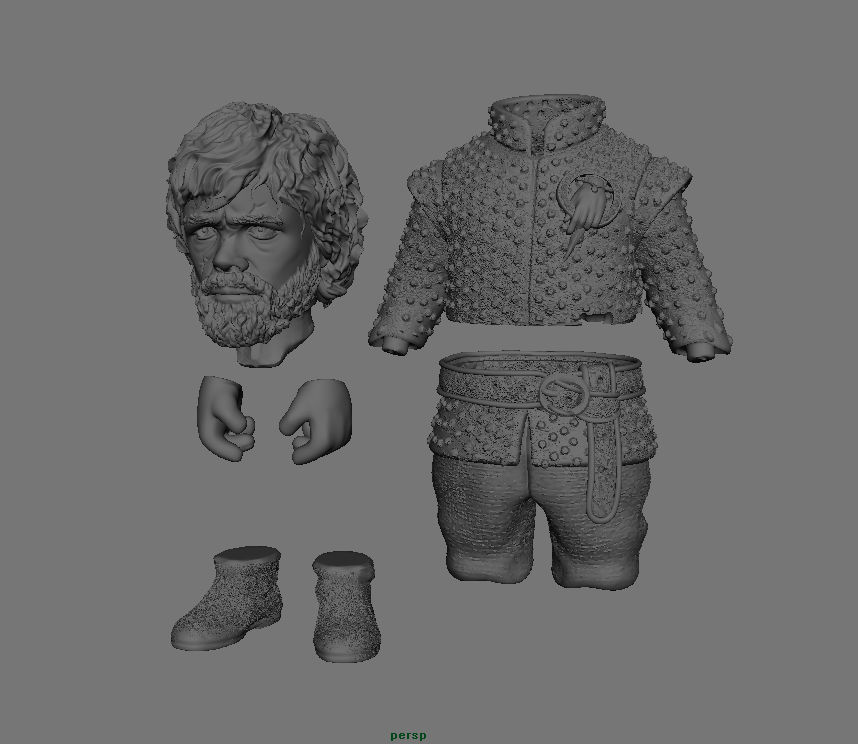 Game of Thrones - Tyrion Lannister  3D print model_1