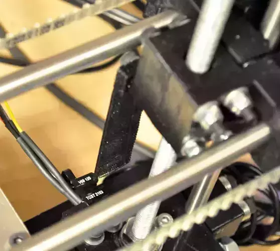 reprap mendel z-axis home opto switch flag