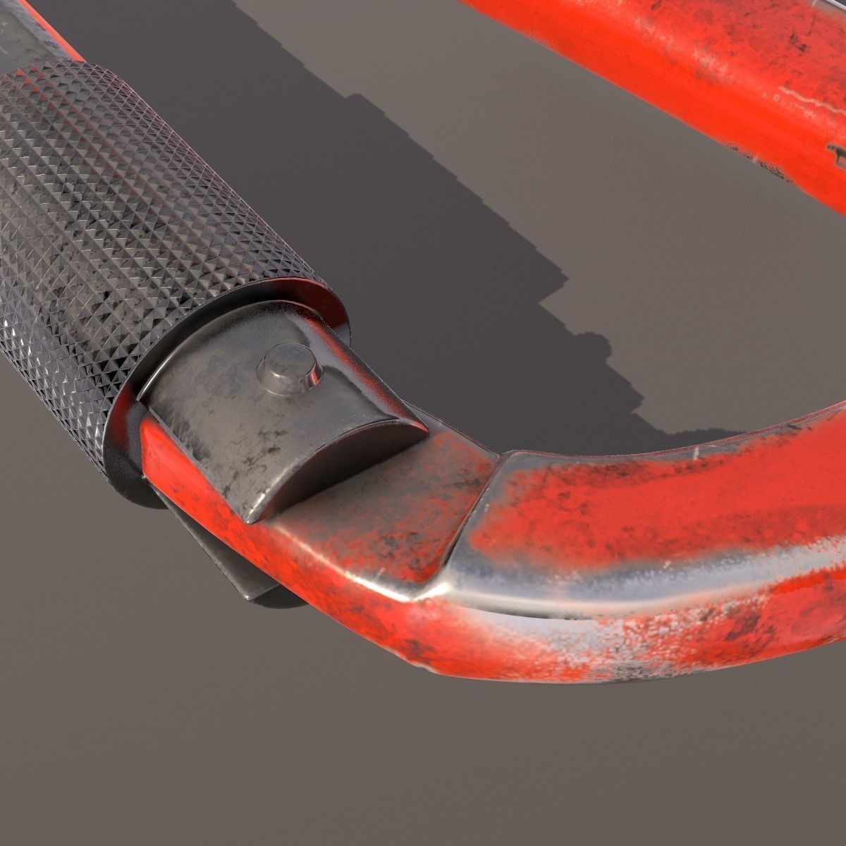 Carabiner for Climbing PBR 3D model_10