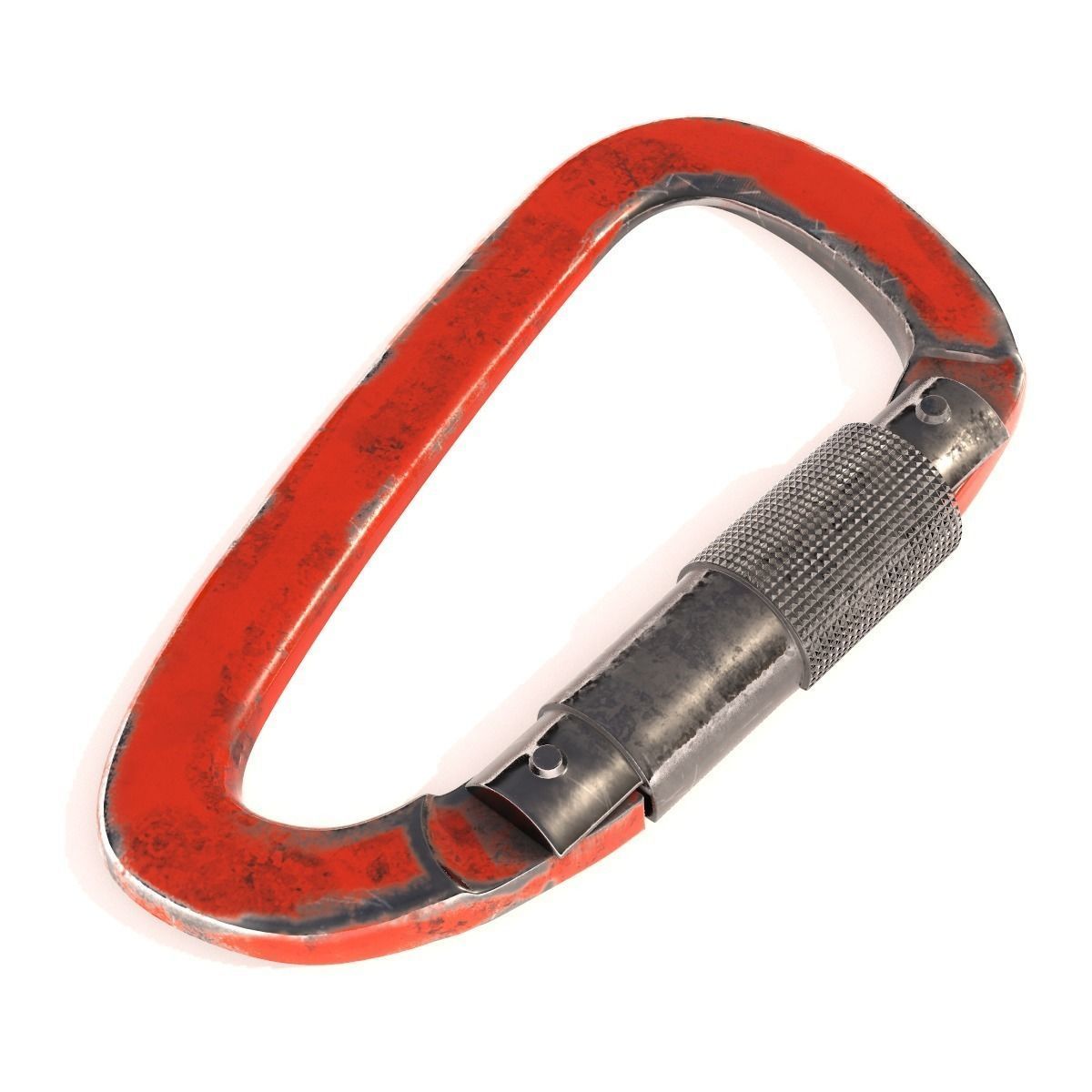 Carabiner for Climbing PBR 3D model_0
