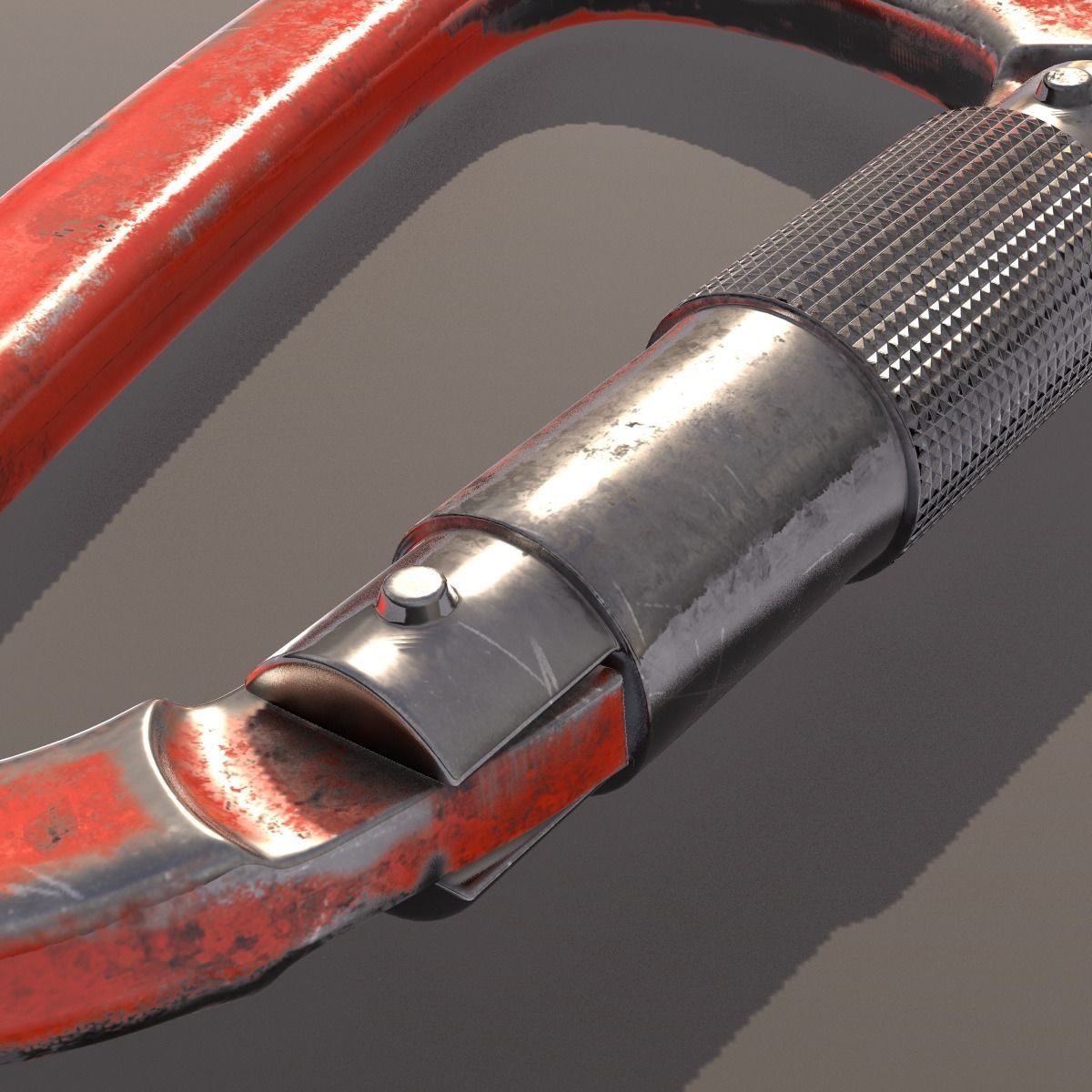 Carabiner for Climbing PBR 3D model_9