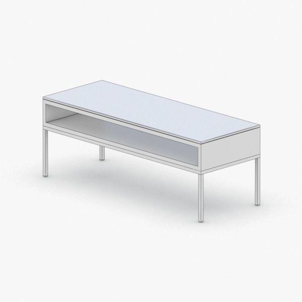 0751 - Coffee Table Low-poly 3D model_3