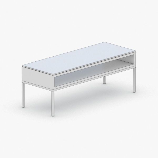 0751 - Coffee Table Low-poly 3D model_2