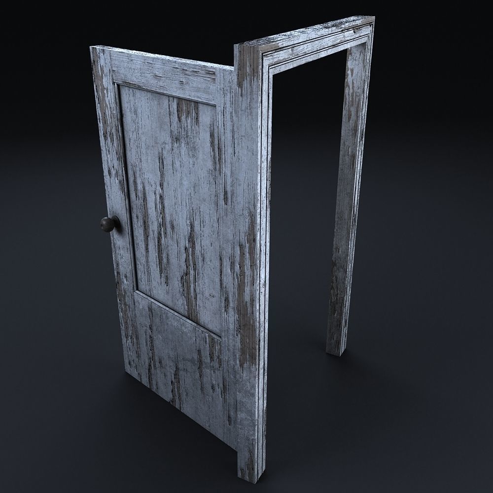 old door 3D model_4