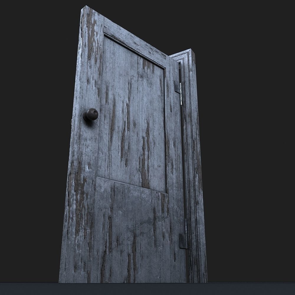 old door 3D model_2