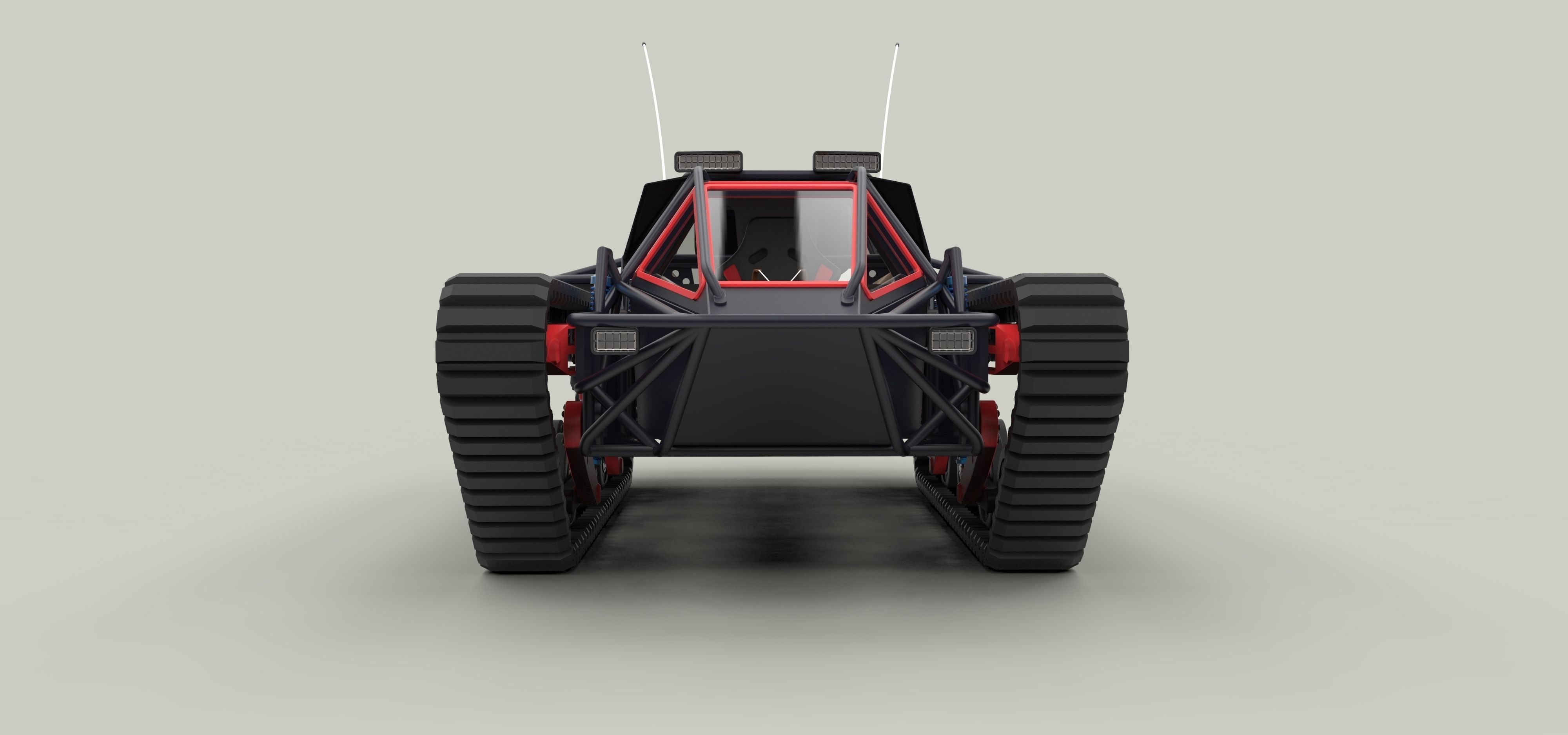 Tracked vehicle 3 3D model_7