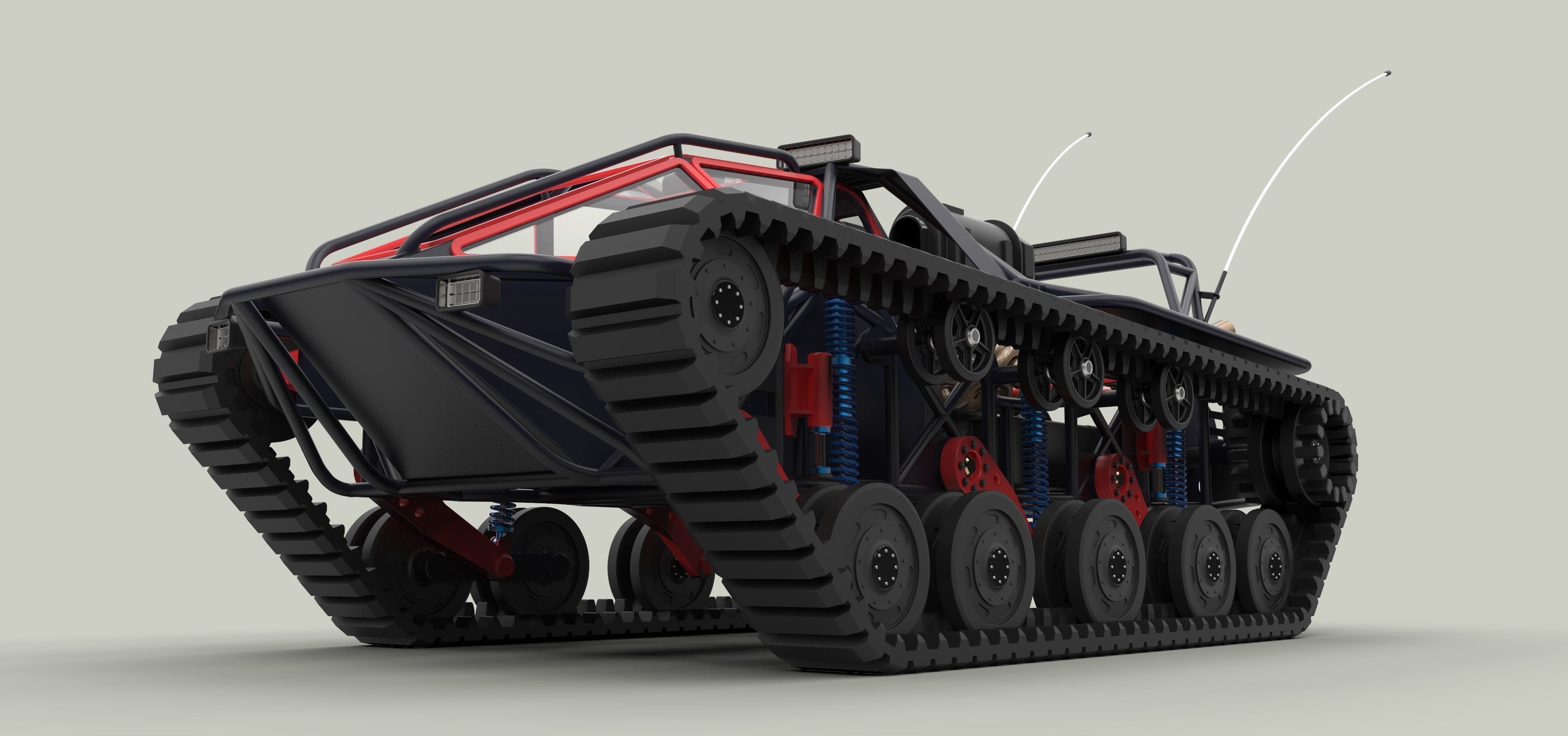 Tracked vehicle 3 3D model_17