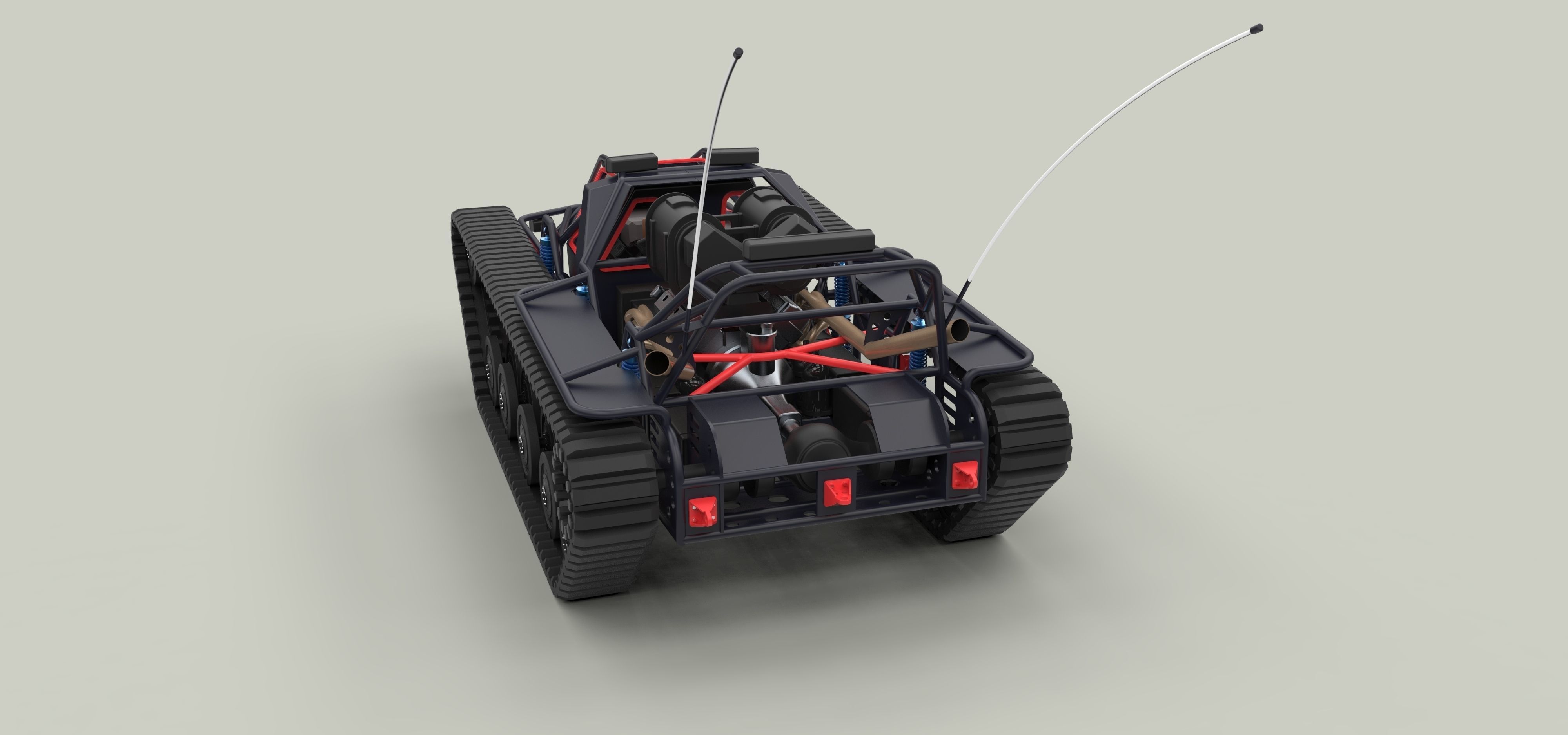 Tracked vehicle 3 3D model_13