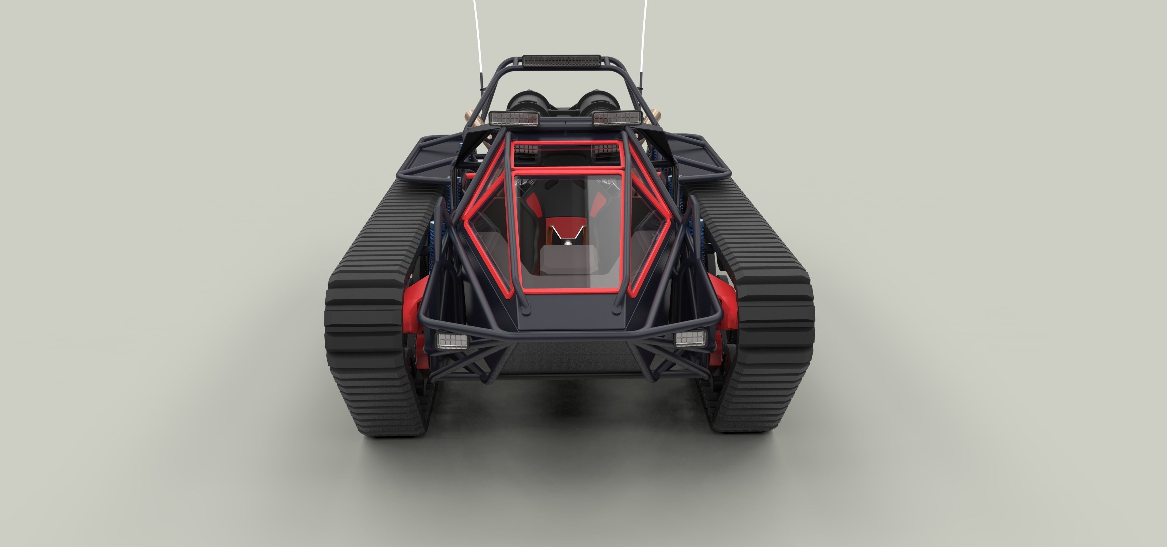 Tracked vehicle 3 3D model_6