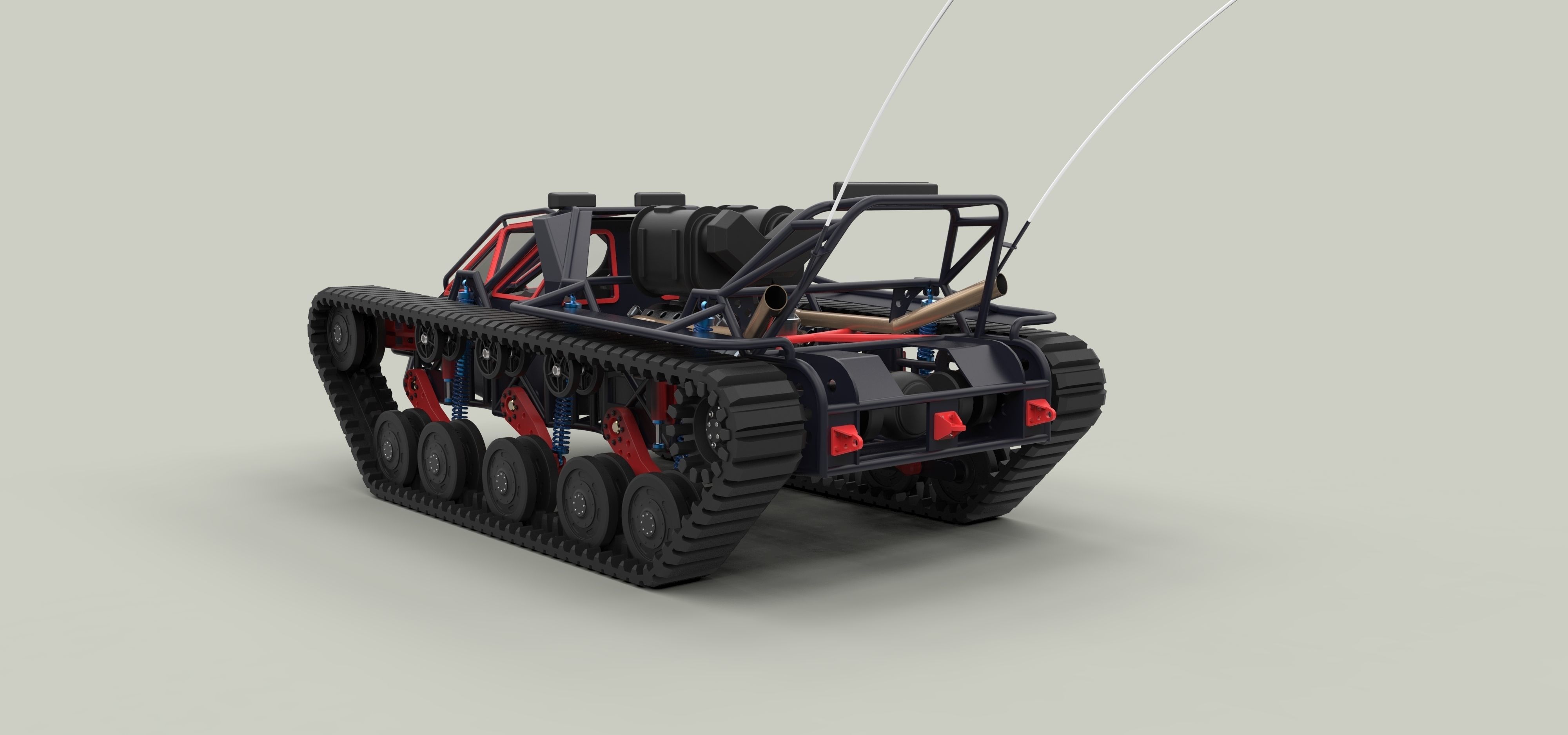 Tracked vehicle 3 3D model_12