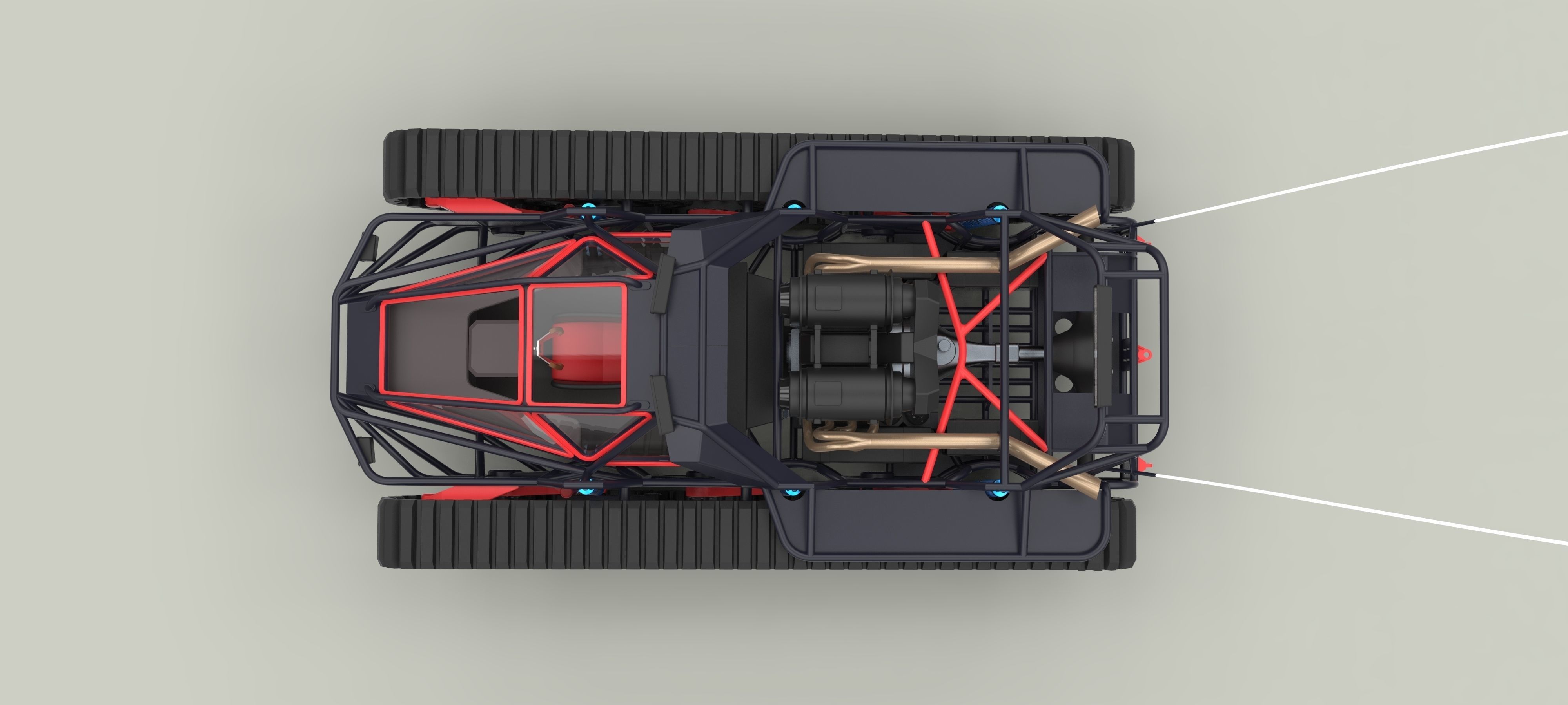 Tracked vehicle 3 3D model_10