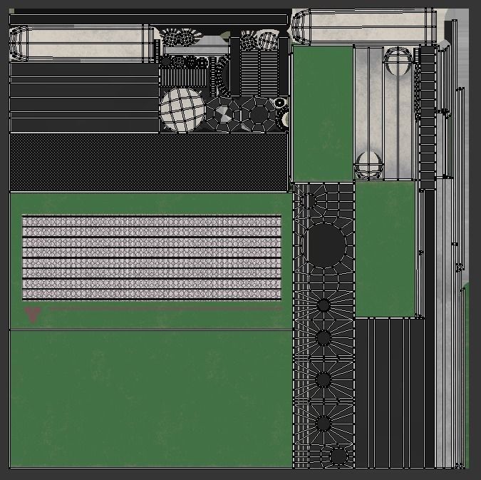 Radio model vintage Low-poly 3D model_12