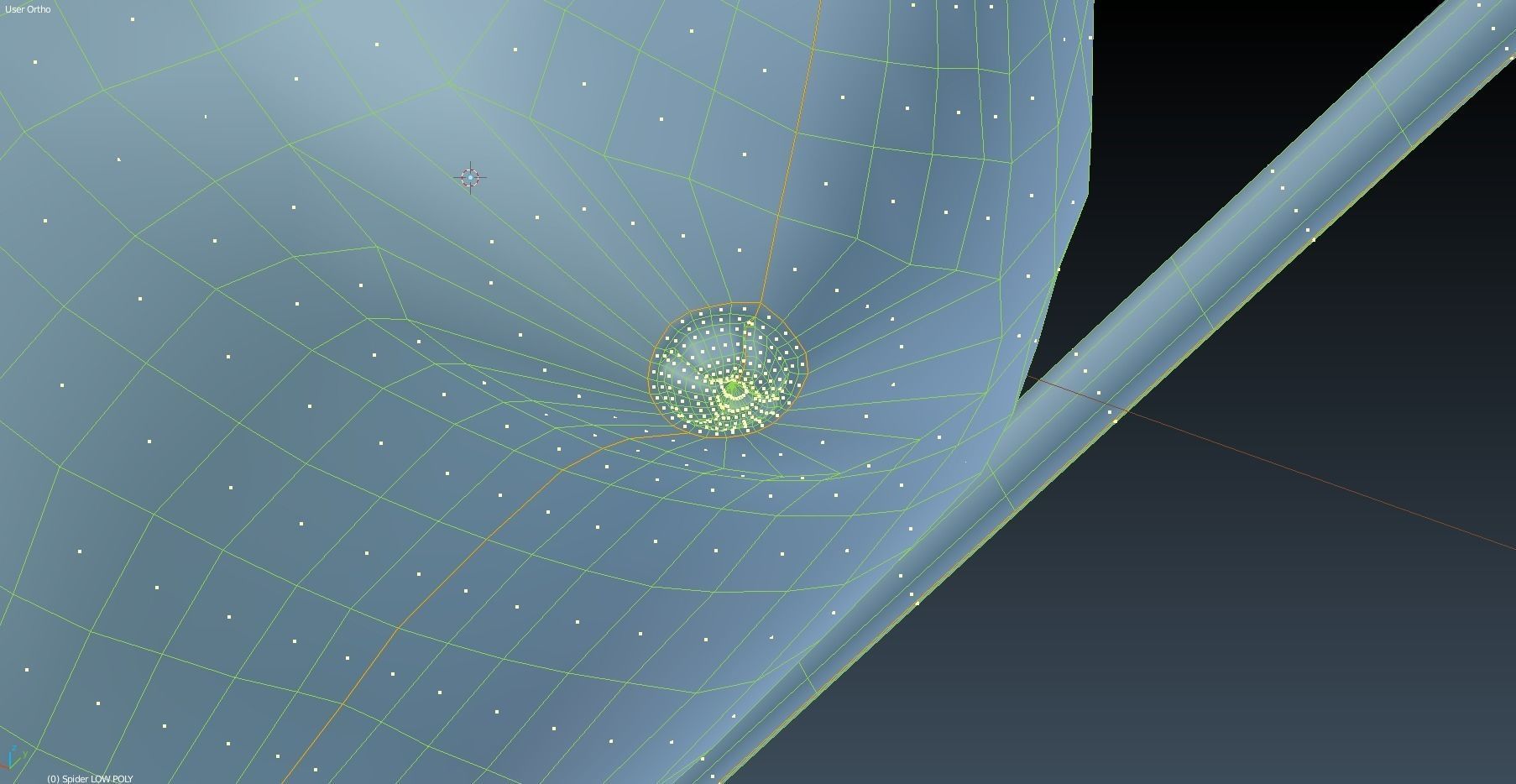 Black Widow Rigged and Walk Animation Low-poly 3D model_11