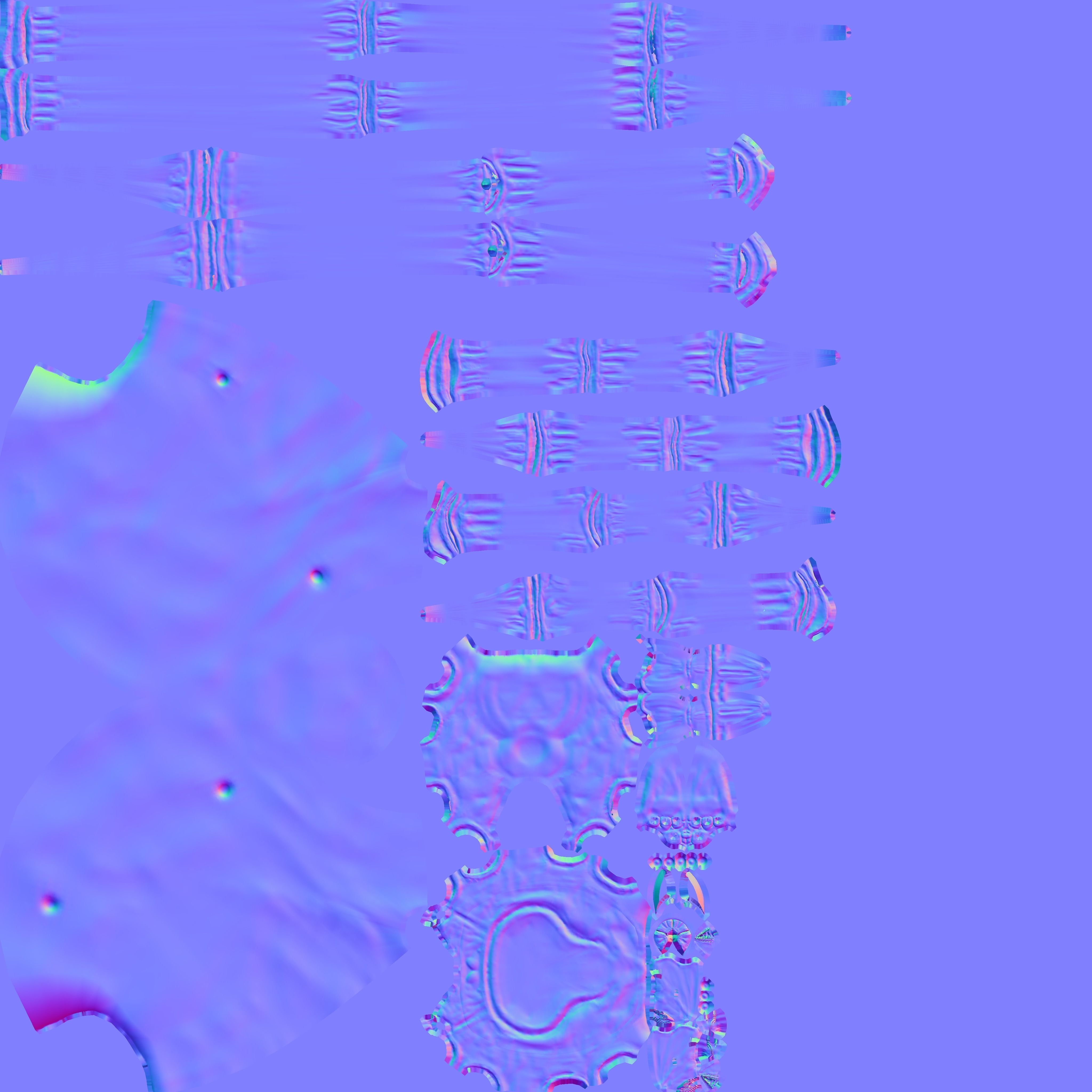 Black Widow Rigged and Walk Animation Low-poly 3D model_12