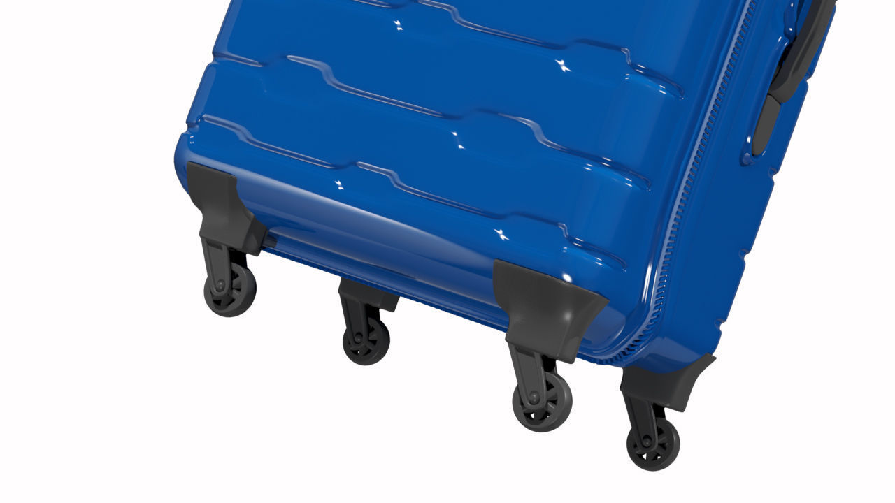 Samsonite Hard Travel Case 3D model_1