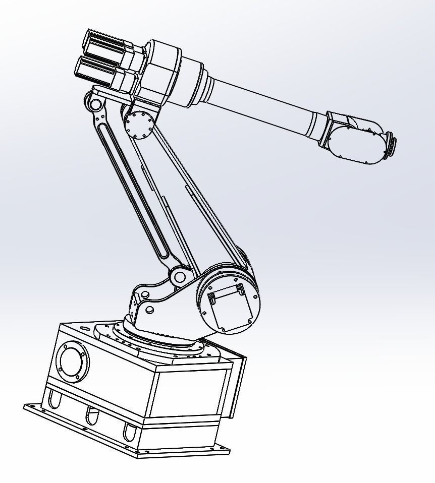 6 axis robots 3D model_6